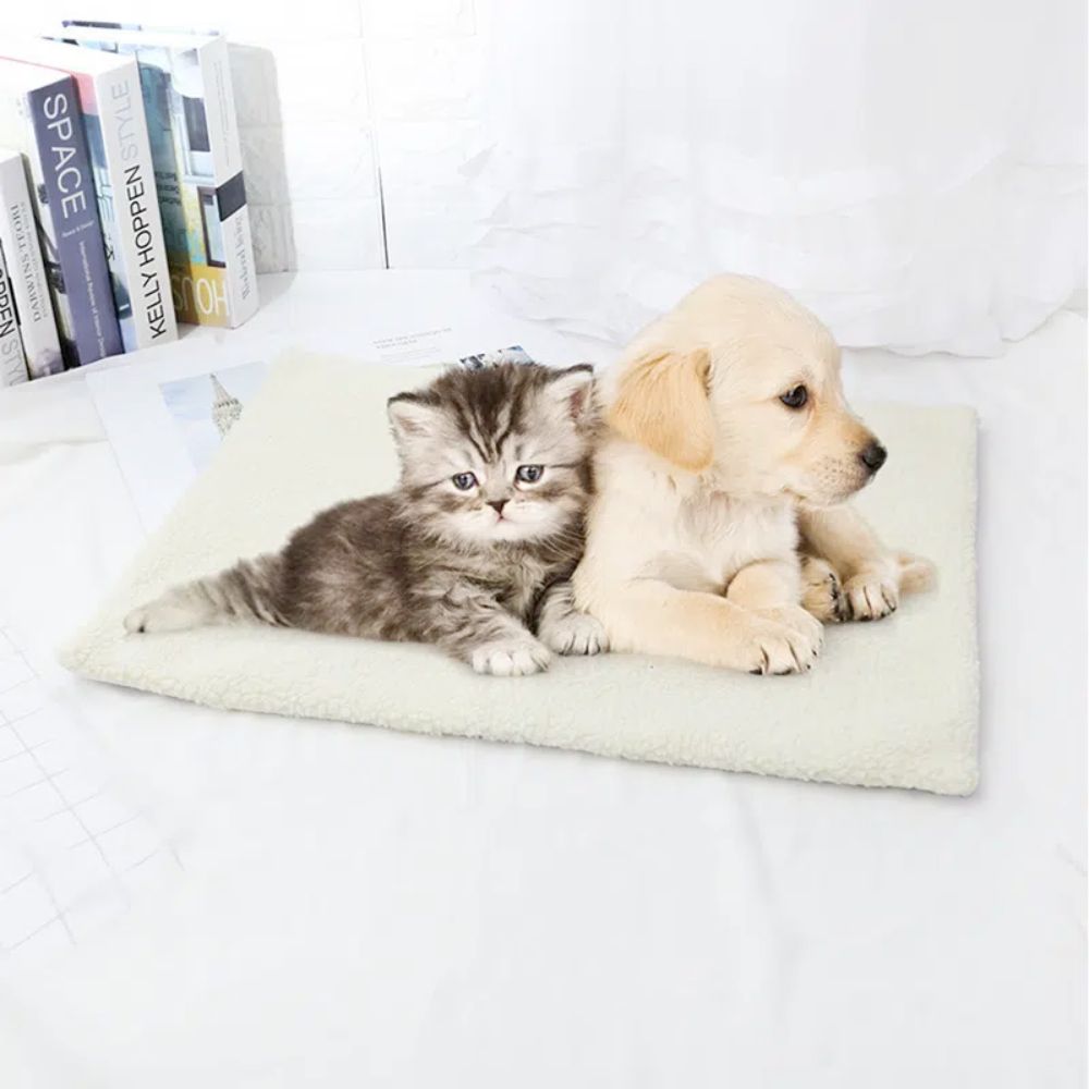 SELF WARMING FLEECE DOG MAT