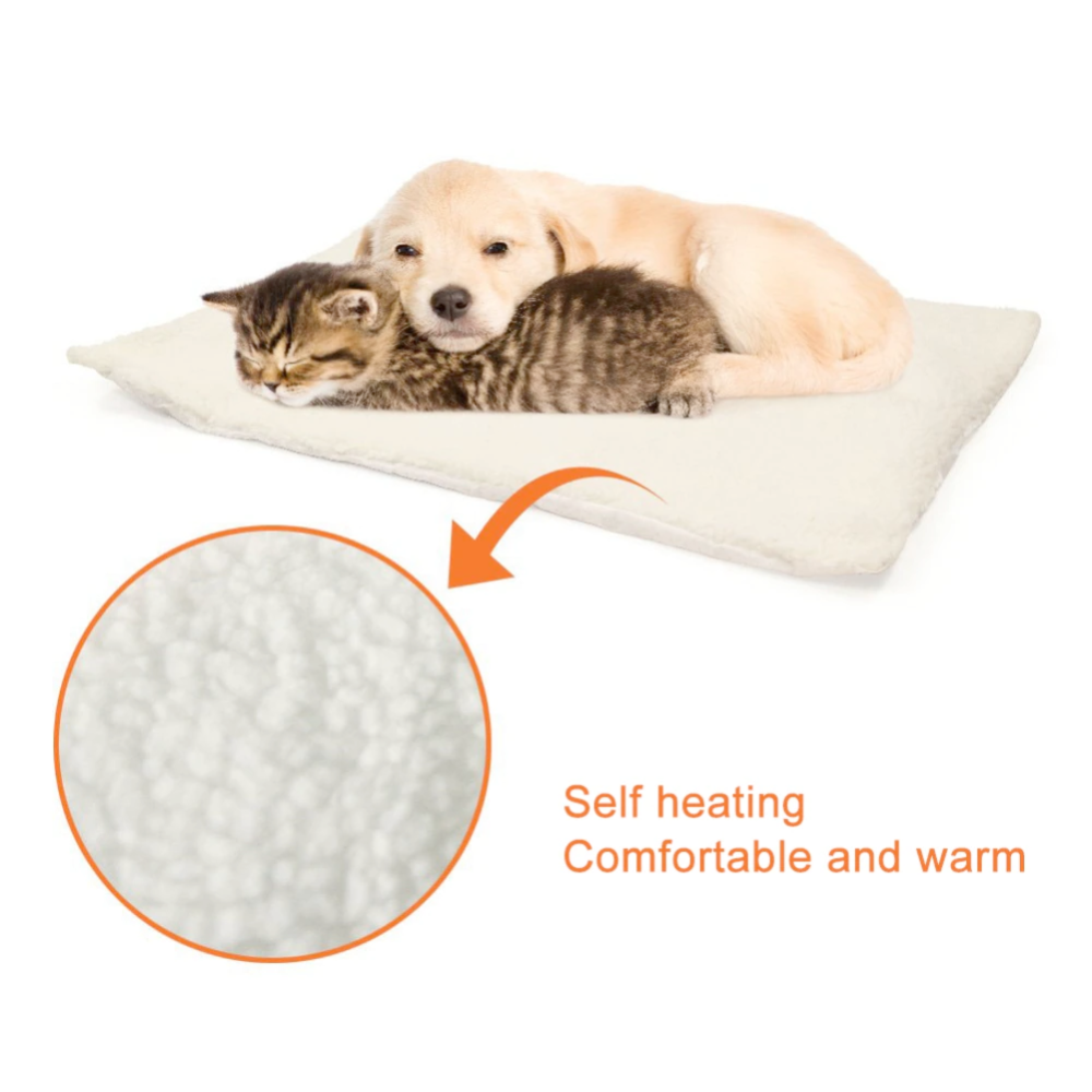 SELF WARMING FLEECE DOG MAT