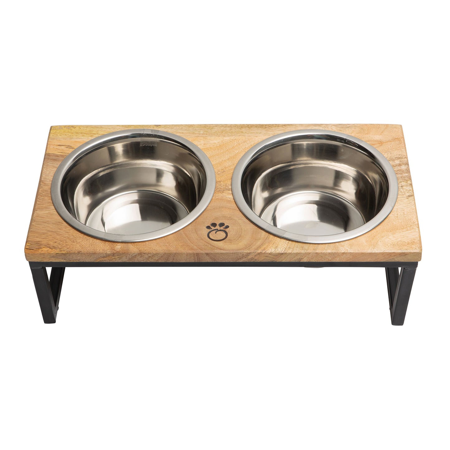 WOOD & METAL ELEVATED FEEDER