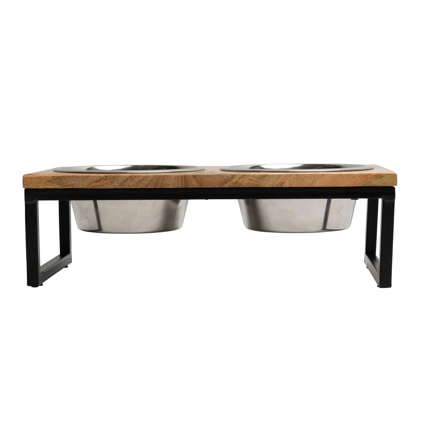 WOOD & METAL ELEVATED FEEDER