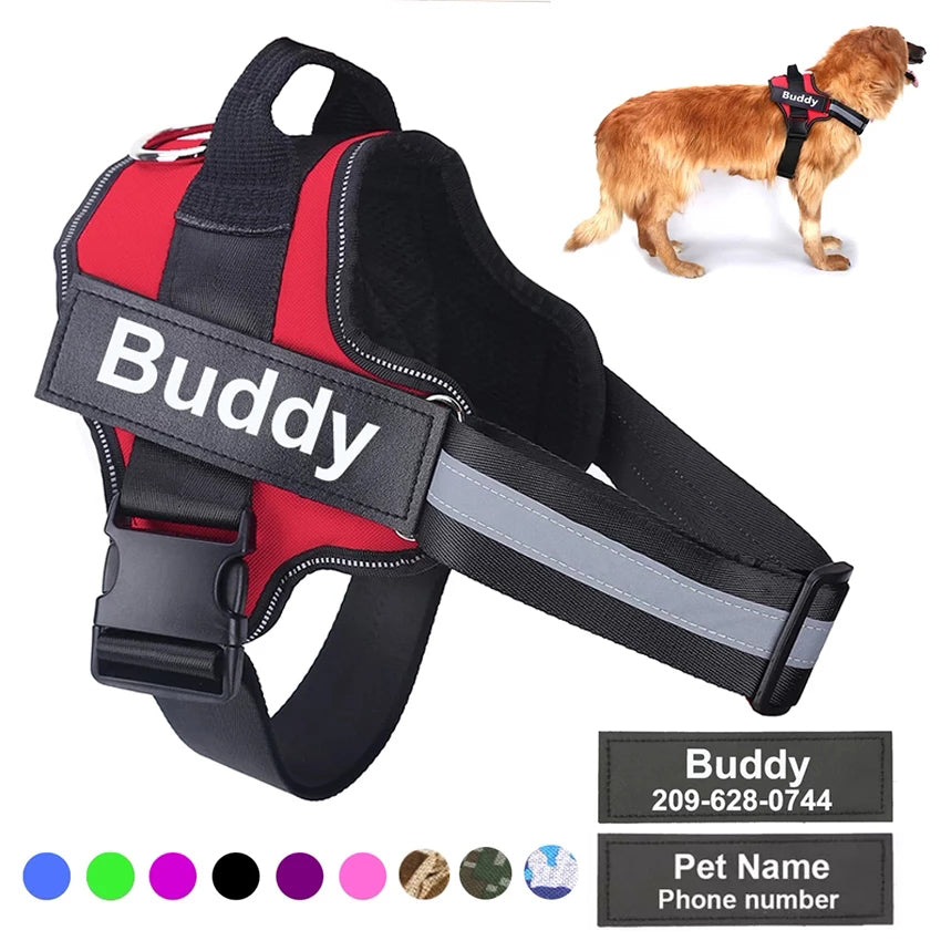 PERSONALISIERTES ANTI-ZUG HUNDEGESCHIRR