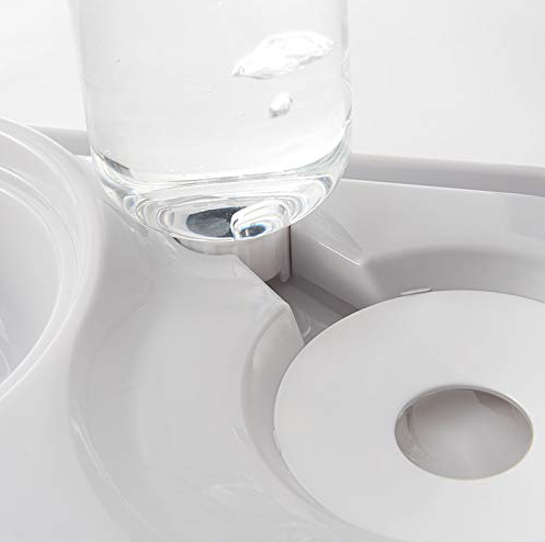 STAINLESS STEEL PET BOWLS WITH AUTOMATIC WATER BOTTLE