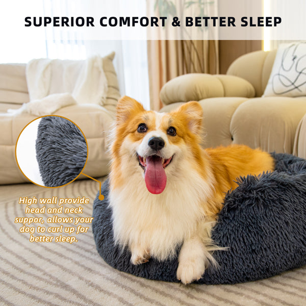 FLUFFY DOG BED