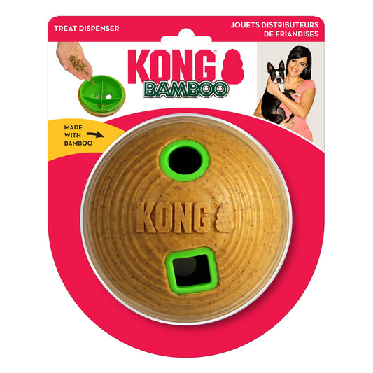 KONG BAMBOO TREAT DISPENSER BALL