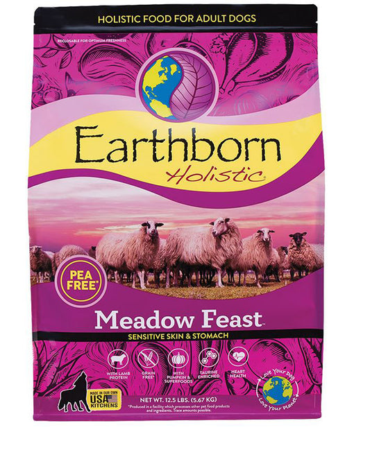 EARTHBORN HOLISTIC MEADOW FEAST GRAIN-FREE DRY DOG FOOD 12.5LBS